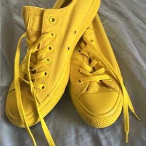 Converse Chuck Taylor Ashley Yellow Canvas Sneakers